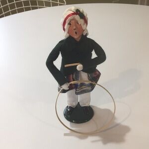 Vintage 1989 Byers Caroler Nvr Displayed Girl/Hoop